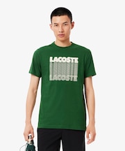 グラフィカルブランドネームロゴウルトラドライTシャツ