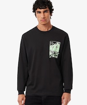 テニスヘリテージプリントロングスリーブTシャツ