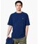 インディゴ鹿の子地 モノグラム半袖Tシャツ