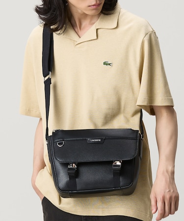 オシアン レザーフラップ ショルダーバッグ
