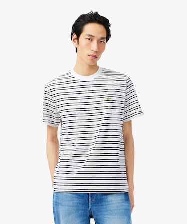 ボーダーコットンTシャツ