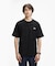 オーバーサイズ パイル地切り替え同色ボーダーTシャツ