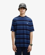 インディゴボーダー Tシャツ