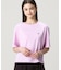 クロップド丈 ピグメントダイTシャツ