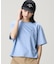 クロップド丈 ピグメントダイTシャツ
