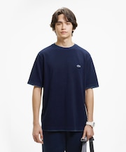 オーバーサイズ ウォッシュ加工 インディゴ Tシャツ