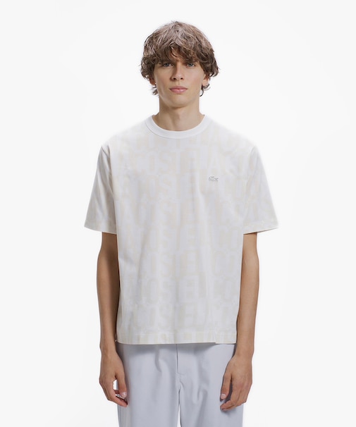 クールマックスブランドネームロゴ総柄Tシャツ