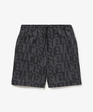 クールマックスブランドネームロゴ総柄ショートパンツ