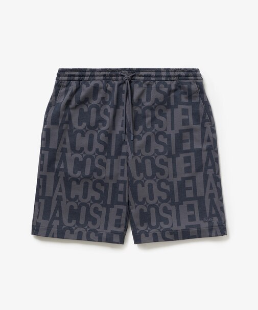クールマックスブランドネームロゴ総柄ショートパンツ