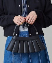 LENGLEN レザープリーツバッグ