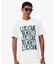 リピートロゴプリントコットンTシャツ