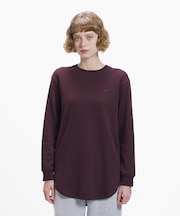 ラウンドヘム ワッフルロングスリーブTシャツ