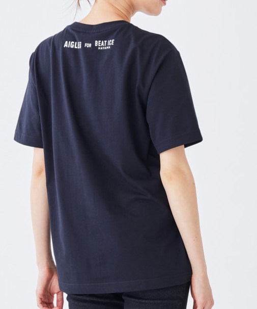 【AIGLE for BEAT ICE】チャリティ グラフィック 半袖Tシャツ