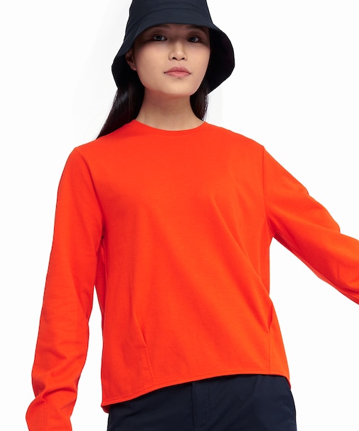 吸水速乾 UVカット ロングスリーブクルーネックTシャツ RP 長袖Tシャツ