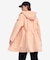 UVカット オーガニックコットンロング丈 フーデッドジャケット