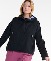 GORE-TEX ゴアテックス 防風 撥水 防水 透湿 3レイヤー ショートフーデッドジャケット