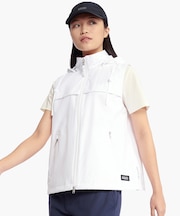 防風 透湿 撥水 防水 WINDSTOPPER ウインドストッパー スリーブレスジャケット ミリタリーベスト フード脱着可