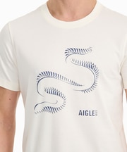 吸水速乾 プリント 半袖Tシャツ