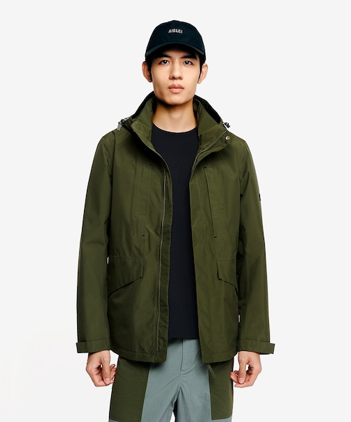GORE-TEX 防風 防水 透湿 ゴアテックス 2レイヤー ジャケット RP フード取り外し可