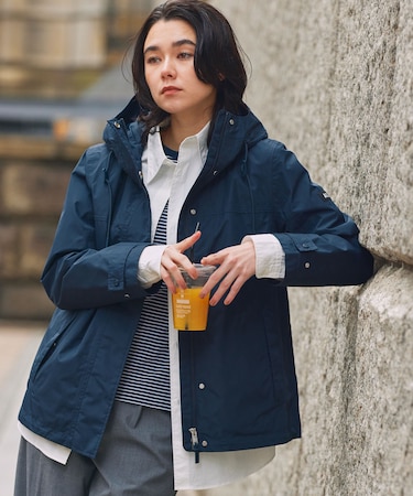 GORE-TEX 防水 透湿 防風 ゴアテックス 2レイヤー フーデッドショートジャケット RP