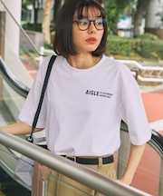 AIGLE オーバーサイズバックプリントロゴ 半袖Tシャツ