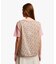 【LIBERTY】 背面バックフラワープリントオーガニックコットン半袖Tシャツ