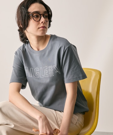 オーガニックコットン ロゴプリント 半袖Tシャツ / ユニセックス