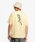 接触冷感 オーガニックコットン バックプリント半袖Tシャツ