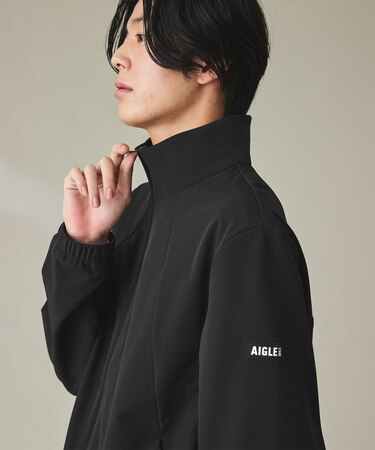 撥水 防風 ストレッチ ソフトシェル スタンドカラージャケット WARM