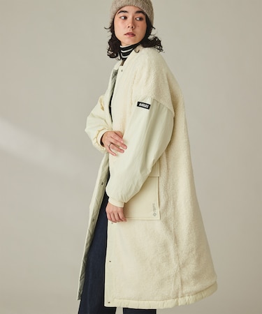 GORE-TEX WINDSTOPPER ゴアテックス ウィンドストッパー 防風 防水 リバーシブルボア インサレーション中綿ジャケット WARM