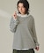 ストライプ  ボートネック ロングスリーブTシャツ