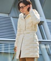 GORE-TEX ゴアテックスウィンドストッパー 防風 防水 ベルテッド ロング丈 グースダウンジャケット ULTRA WARM