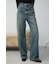 AZUL DENIM ハイウエストワイドデニム