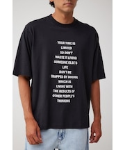 ロゴグラフィック5分袖Tシャツ