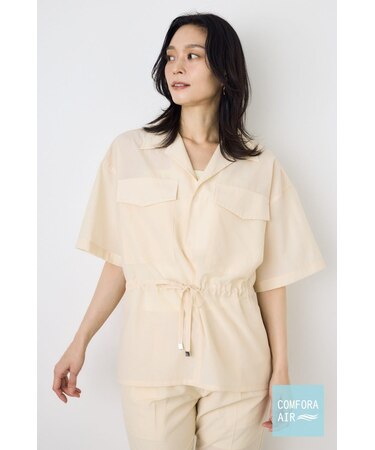 COMFORA AIRウエストマークブラウス
