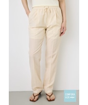 COMFORA AIRピンタックテーパードパンツ