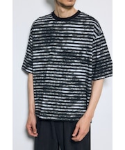 かすれボーダーTシャツ