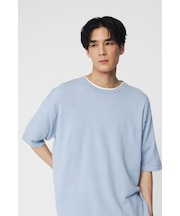 リネンブレンドニットTシャツ
