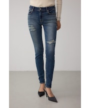 【AZUL定番美脚デニム】AZUL DENIM リペアスキニーデニム