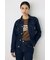 【セットアップ対応】AZUL DENIM タイトフィットデニムジャケット