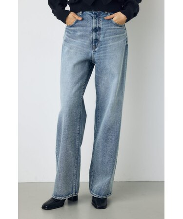 AZUL DENIM ハイウエストワイドデニム