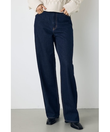 AZUL DENIM ハイウエストワイドデニム