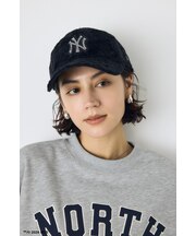 NEW ERA×AZUL MLBストーンロゴファーCAP