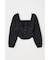 PUFF SLEEVE CORSET FIT ブラウス