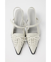 LACE UP SLING BACK ミュール