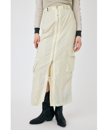 FRONT ZIP FUNCTION スカート