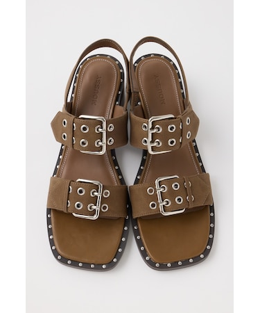 W BUCKLE STRAP サンダル