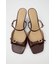DOUBLE BELTED WEDGE サンダル