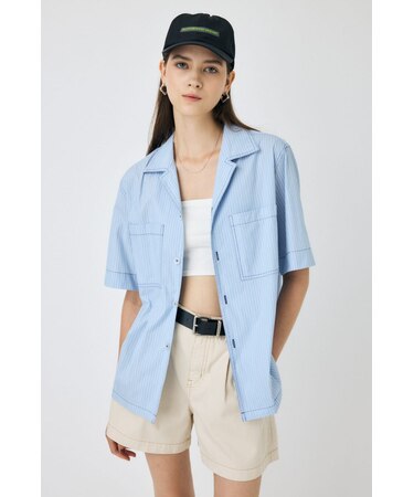 OPEN COLLAR シャツ