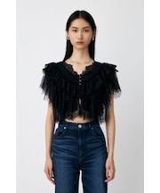 LACE FRILLS トップス